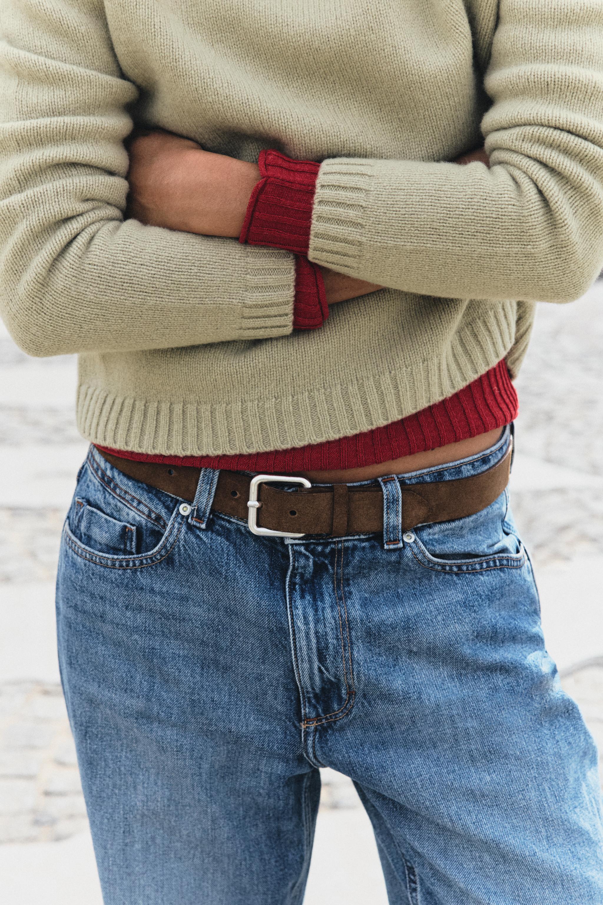 100% WOOL SOLID JUMPER
